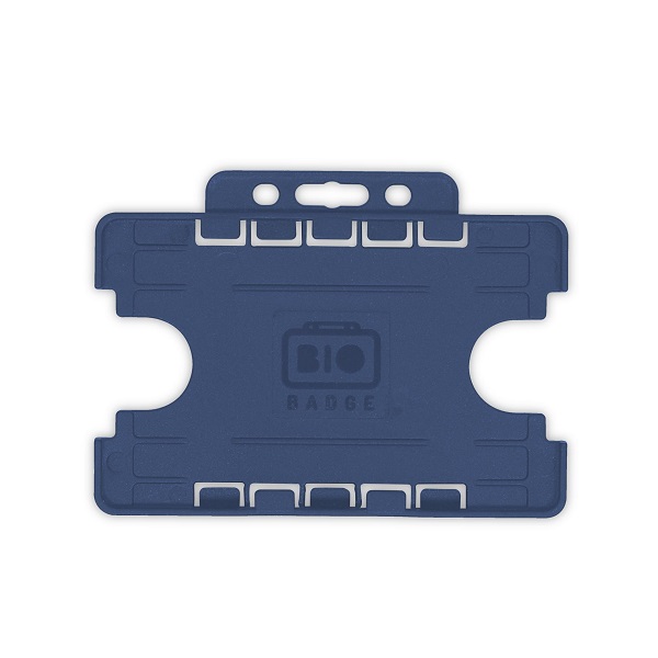 Bilde av Blue 2 sided/2 cards Bio Cardholder/carrying open face plastic (horizontal/landscape). 60270488 (DE,SE,NO,FI,RO,PL)