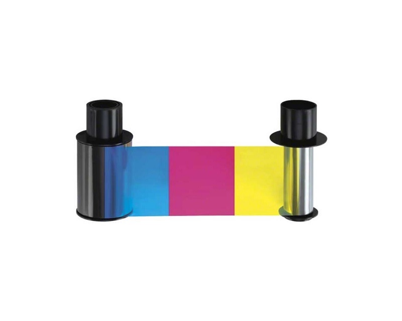 Picture of HID Fargo 84922 HDP6600 4-color+black on other side ribbon (YMCKK) - 600 print. Fargo 84922. Only works on duplex printer. FARGO84922